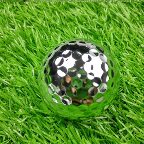 Electroplated silver ball